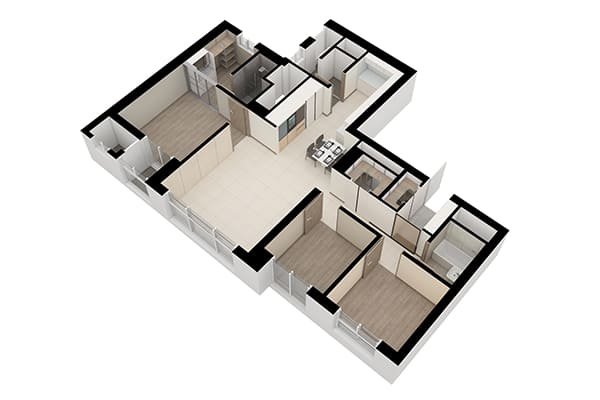센트릭 사당 84B 평면도