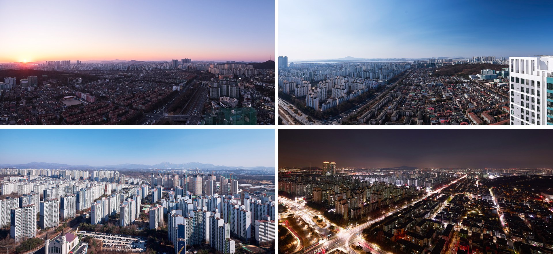 더샵 일산엘로이 펜트하우스 PANORAMIC VIEW — 2026년 2월 303동 39층·101동 42층·301동 42층 실제 촬영 조망 안내