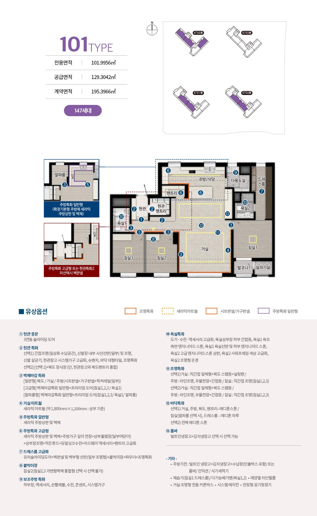 고덕국제신도시 수자인하우스디 평형안내