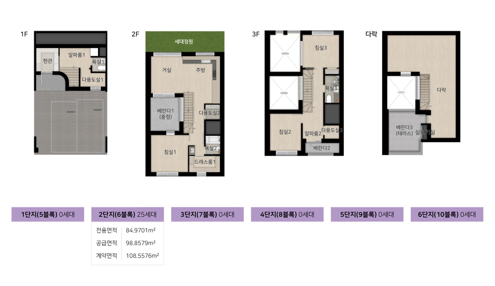 힐스테이트 양주옥정 파티오포레 84C14 평면도