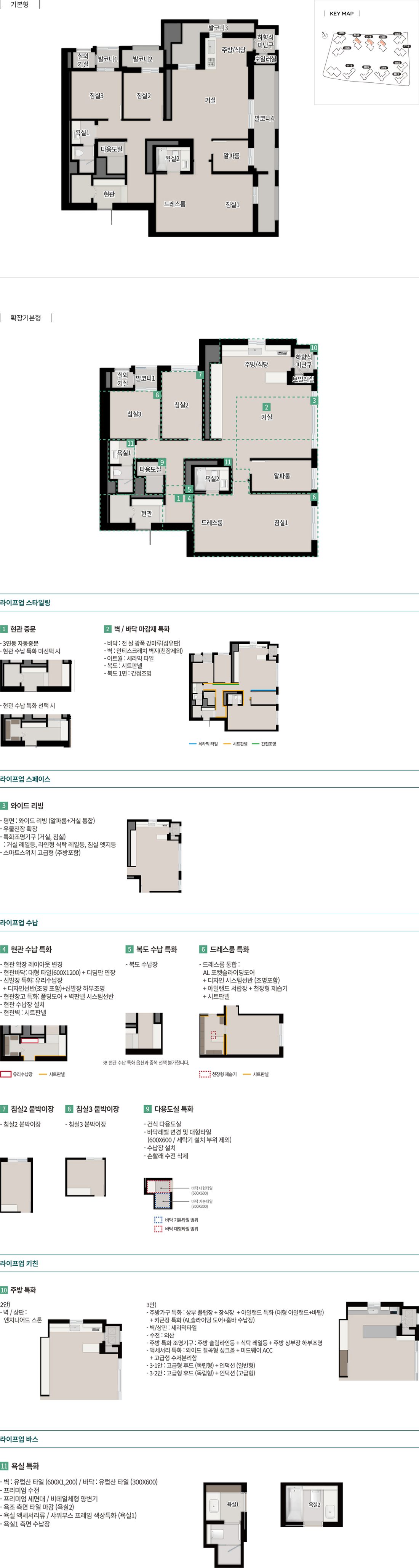 한강 푸르지오 리버프론트 122 평면도