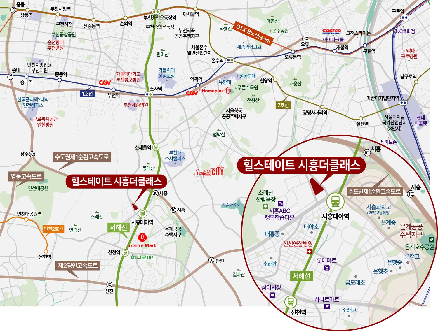 힐스테이트 시흥더클래스 입지환경