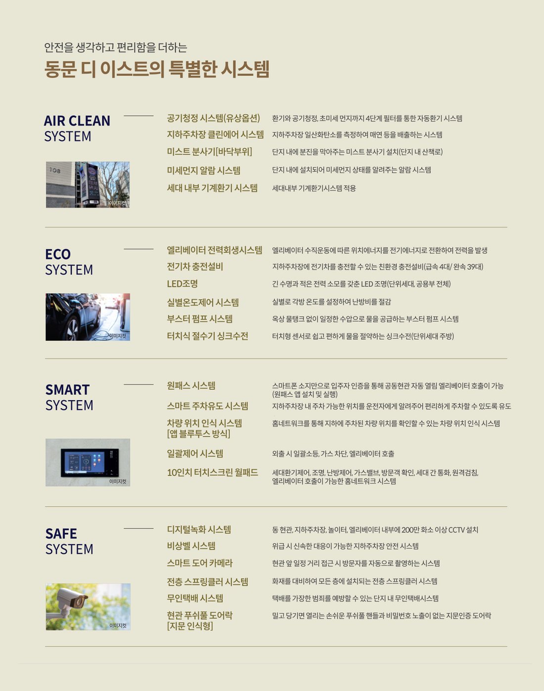 춘천 동문 디 이스트 어반포레 동문 디 이스트 특화 시스템 안내
